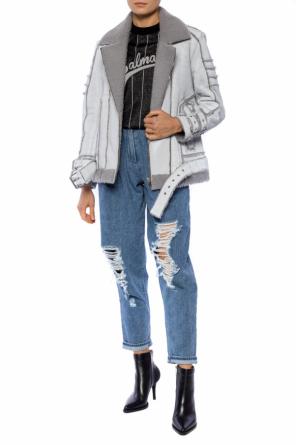 Fur-trimmed jacket, zdjęcie 2 Fur-trimmed jacket od Balmain